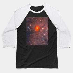 Red Star Blazing Baseball T-Shirt